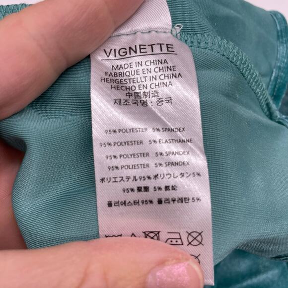 NWT Vignette 2Y Teal Bennett Dress - Picture 6 of 6